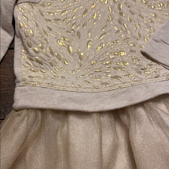 Gold shimmery/sparkly sweater dress - Picture 2 of 5
